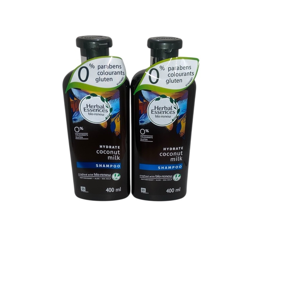 Herbal Essences Bio:Renew Hydrate Coconut Milk Shampoo 2 Pack 400 ml Each - Picture 3 of 5